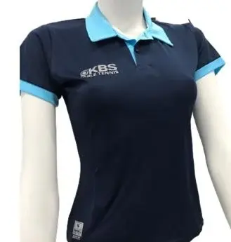 KBS Kadın Polo Yaka Lacivert Tişört