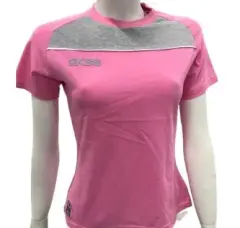 KBS Kadın Bisiklet Yaka Pembe Tişört